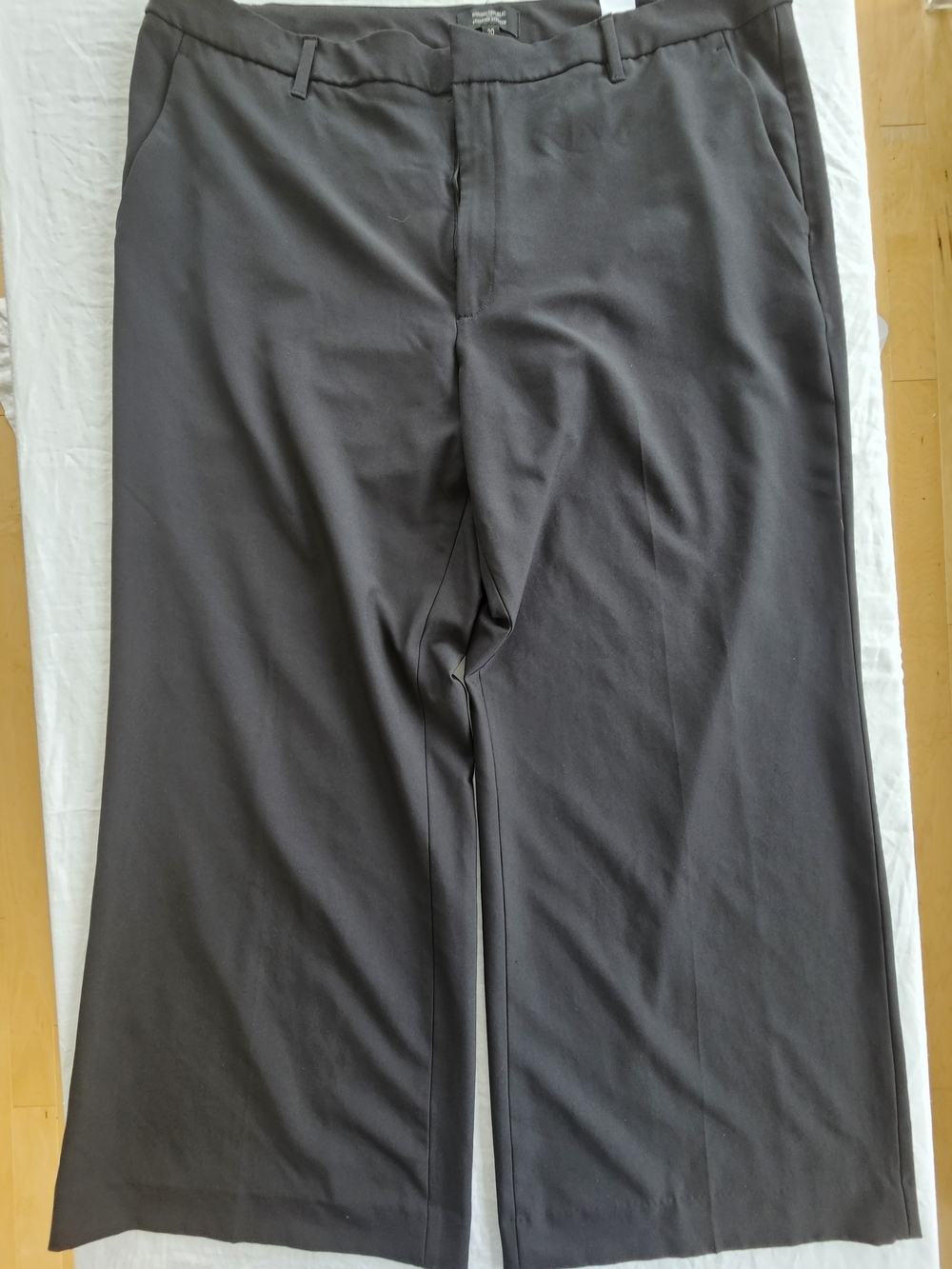 Banana Republic Black Flat Front Pants Size 20